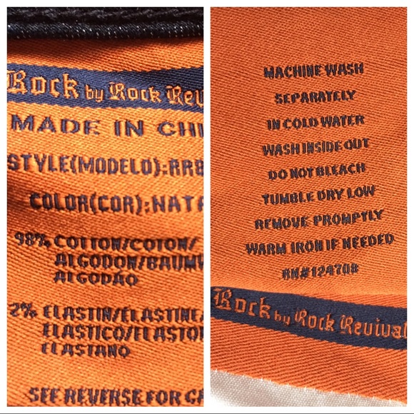 Rock Revival Dark Blue Skinny Jeans Size 27 - Picture 8 of 8